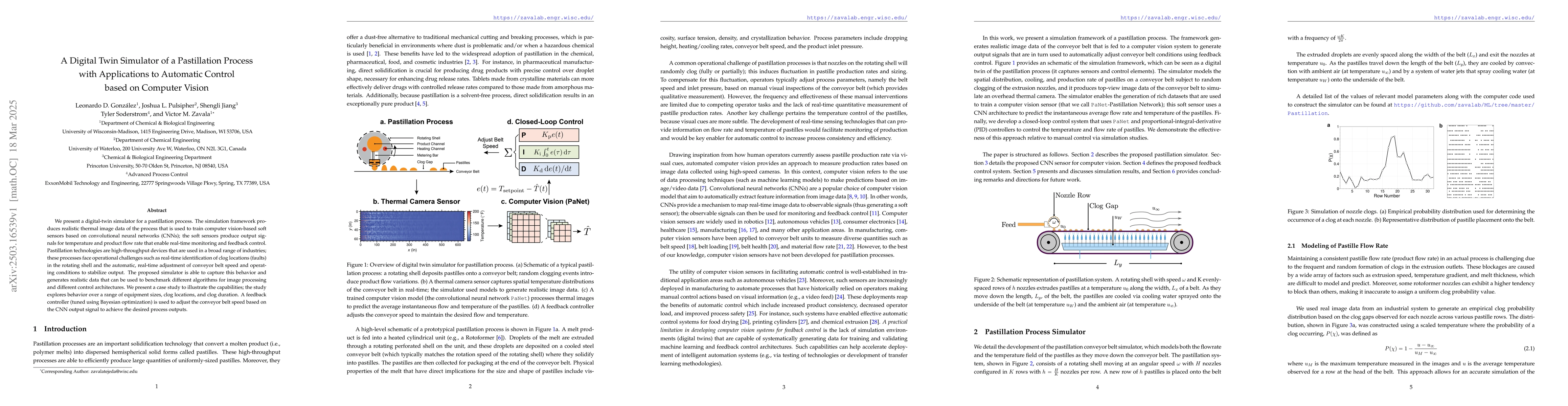 Thumbnail for A Digital Twin Simulator of a Pastillation Process with Applications to
  Automatic Control based on Computer Vision