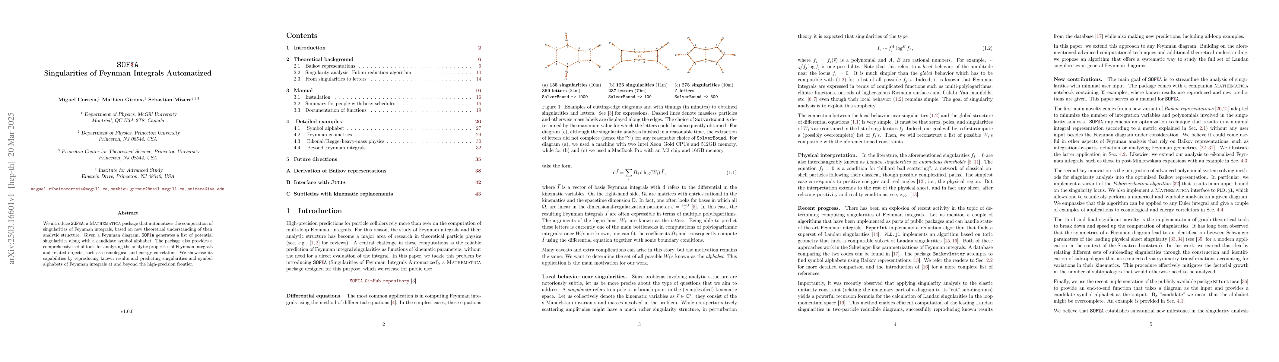 Thumbnail for SOFIA: Singularities of Feynman Integrals Automatized