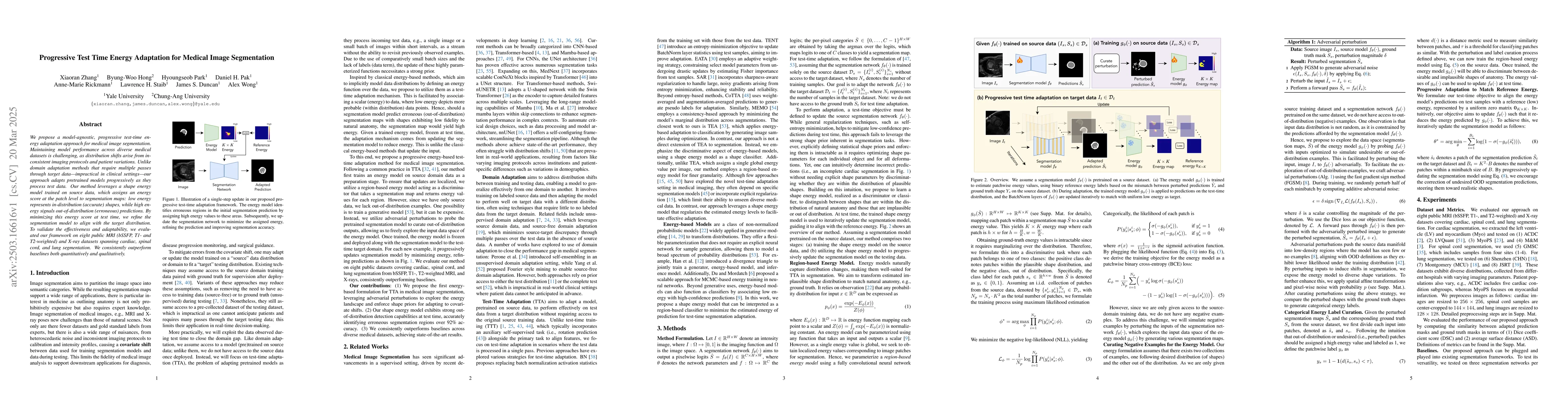 Thumbnail for Progressive Test Time Energy Adaptation for Medical Image Segmentation
