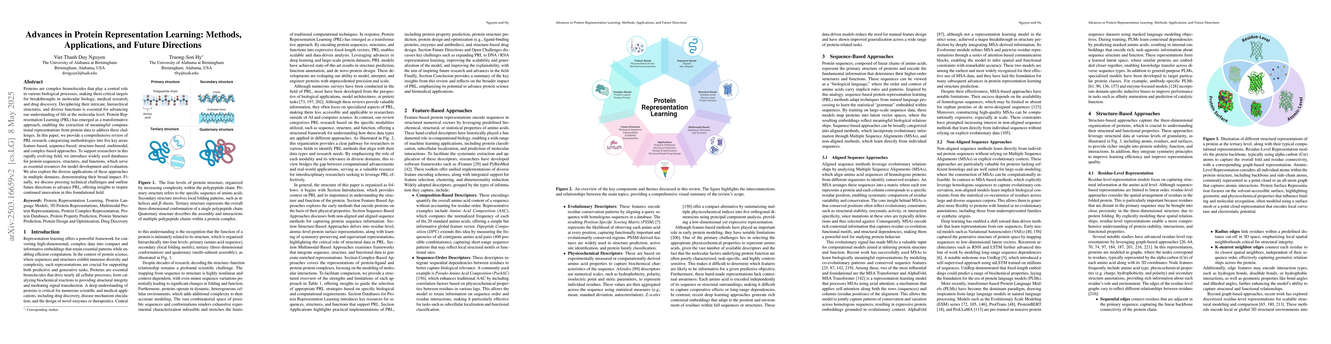 Thumbnail for Advances in Protein Representation Learning: Methods, Applications, and
  Future Directions
