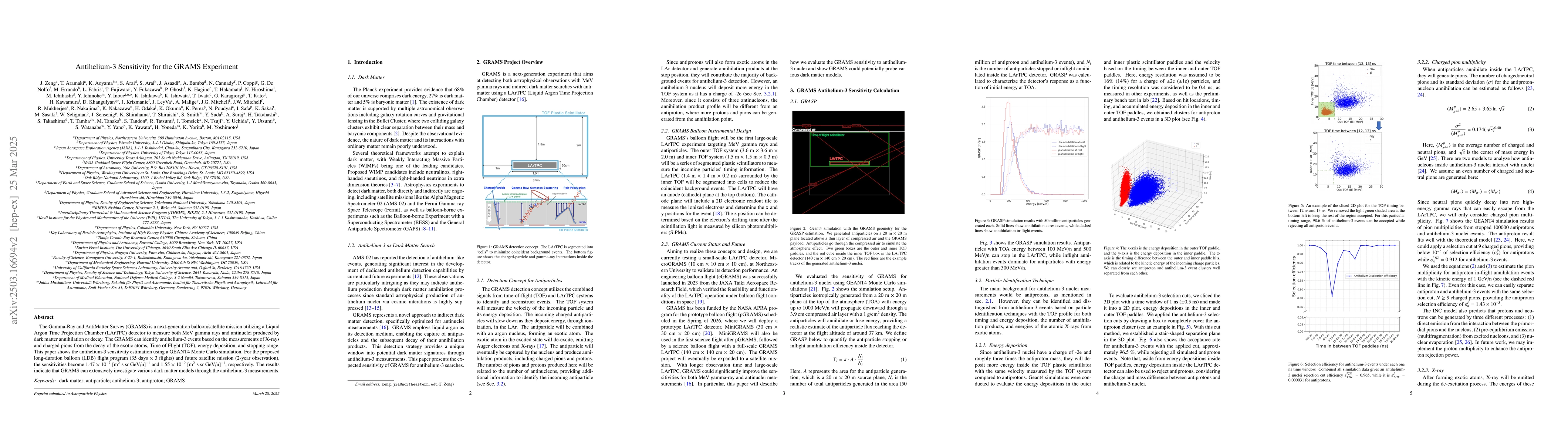 Thumbnail for Antihelium-3 Sensitivity for the GRAMS Experiment