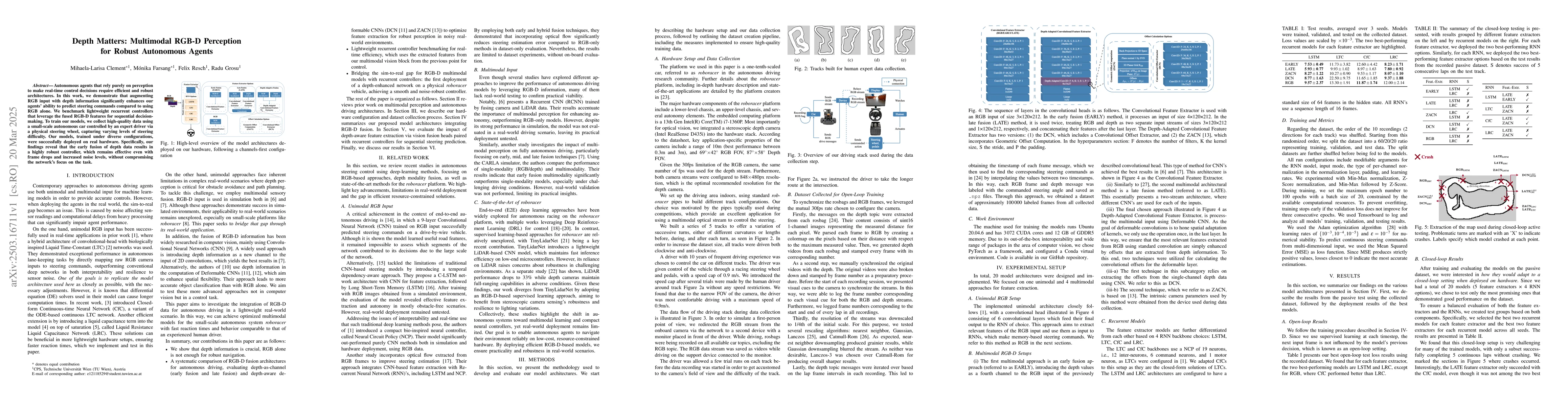 Thumbnail for Depth Matters: Multimodal RGB-D Perception for Robust Autonomous Agents