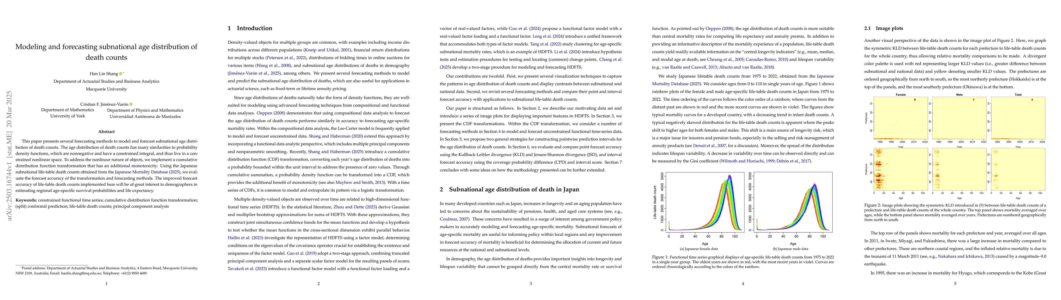 Thumbnail for Modeling and forecasting subnational age distribution of death counts