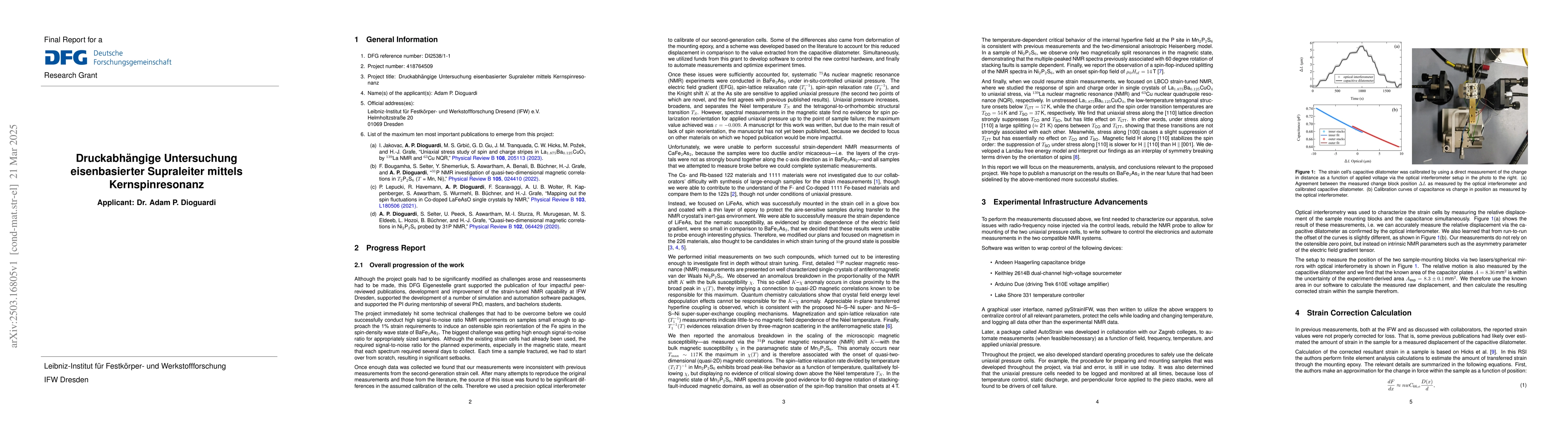 Thumbnail for Nuclear magnetic resonance investigation of strain-tuned iron-based
  superconductors (Druckabhängige Untersuchung eisenbasierter Supraleiter
  mittels Kernspinresonanz)
