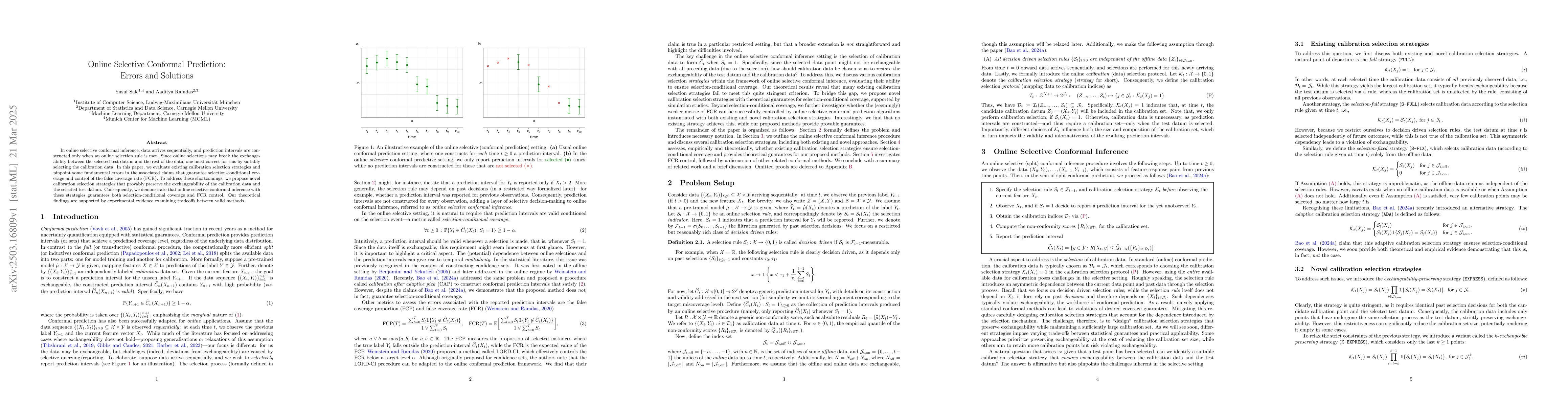 Thumbnail for Online Selective Conformal Prediction: Errors and Solutions