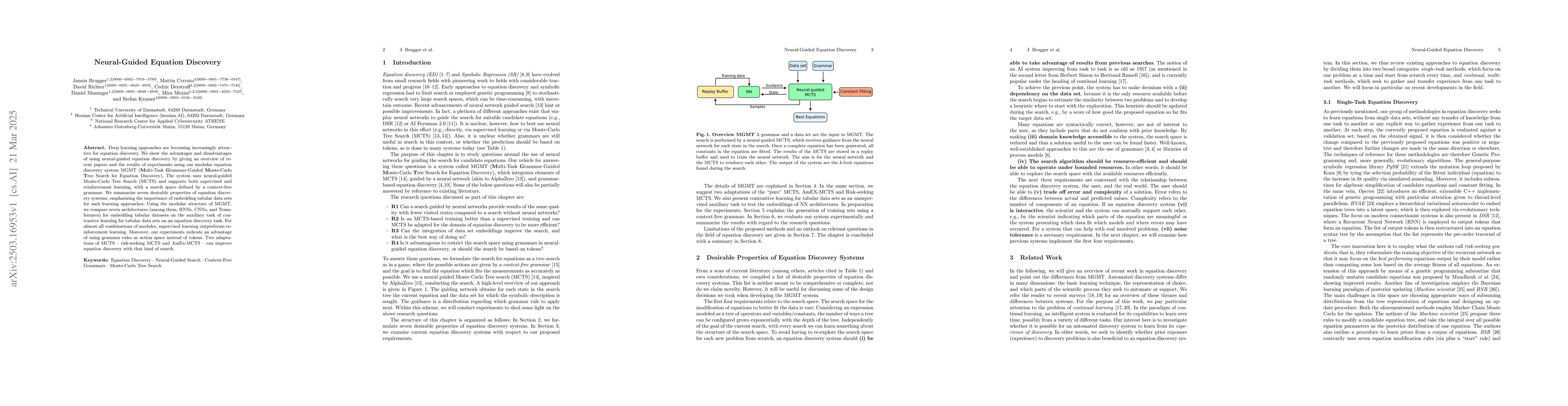 Thumbnail for Neural-Guided Equation Discovery