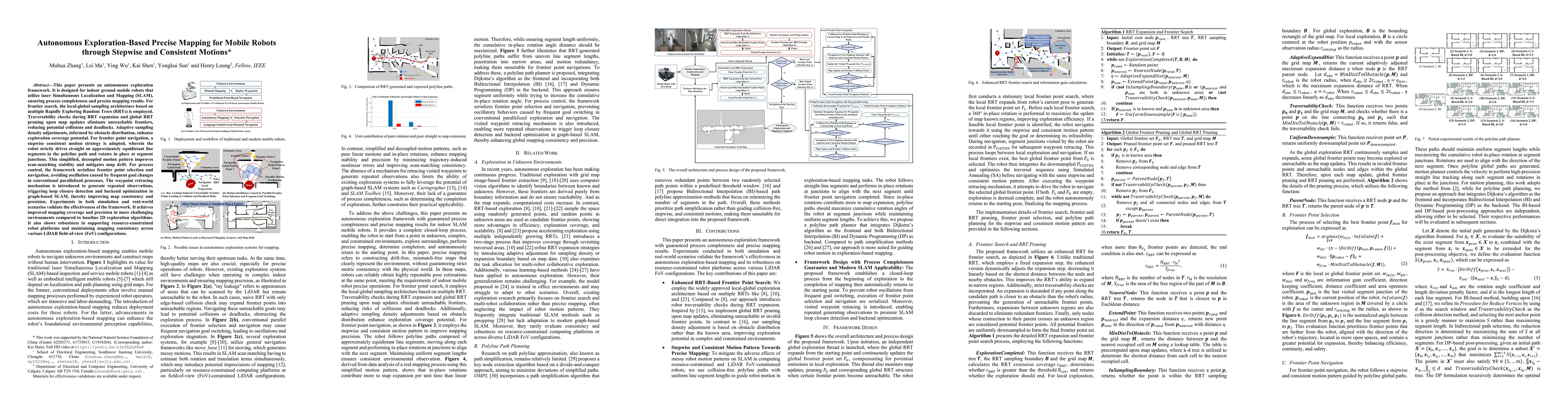 Thumbnail for Autonomous Exploration-Based Precise Mapping for Mobile Robots through
  Stepwise and Consistent Motions