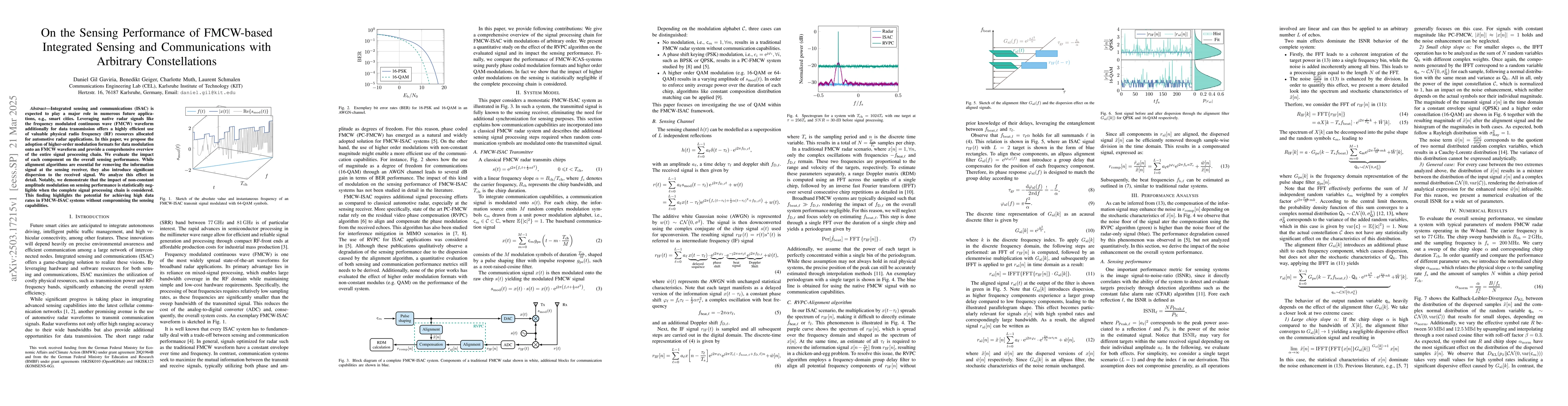 Thumbnail for On the Sensing Performance of FMCW-based Integrated Sensing and
  Communications with Arbitrary Constellations