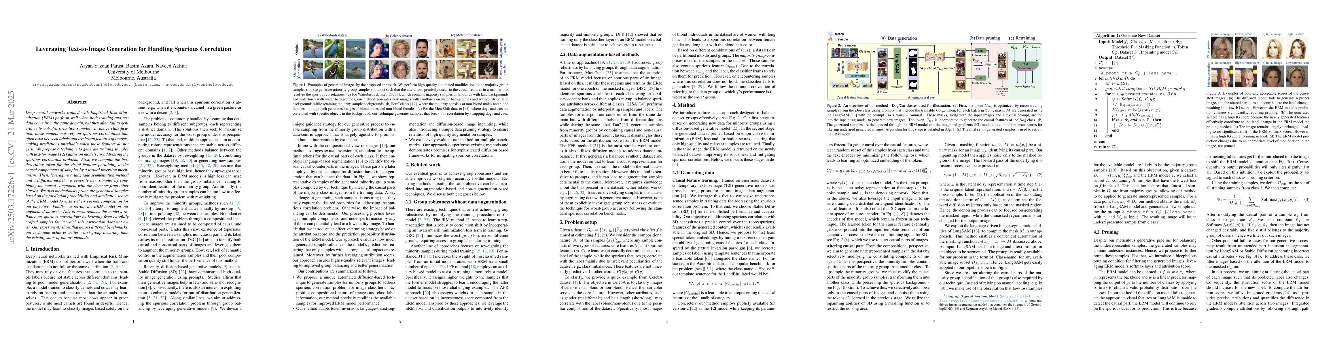 Thumbnail for Leveraging Text-to-Image Generation for Handling Spurious Correlation