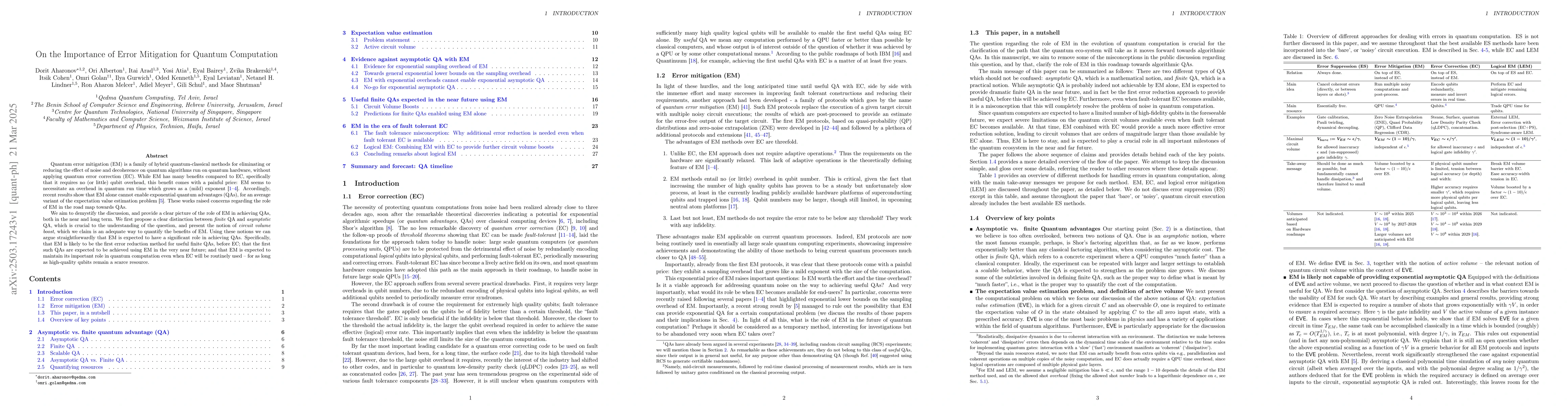 Thumbnail for On the Importance of Error Mitigation for Quantum Computation
