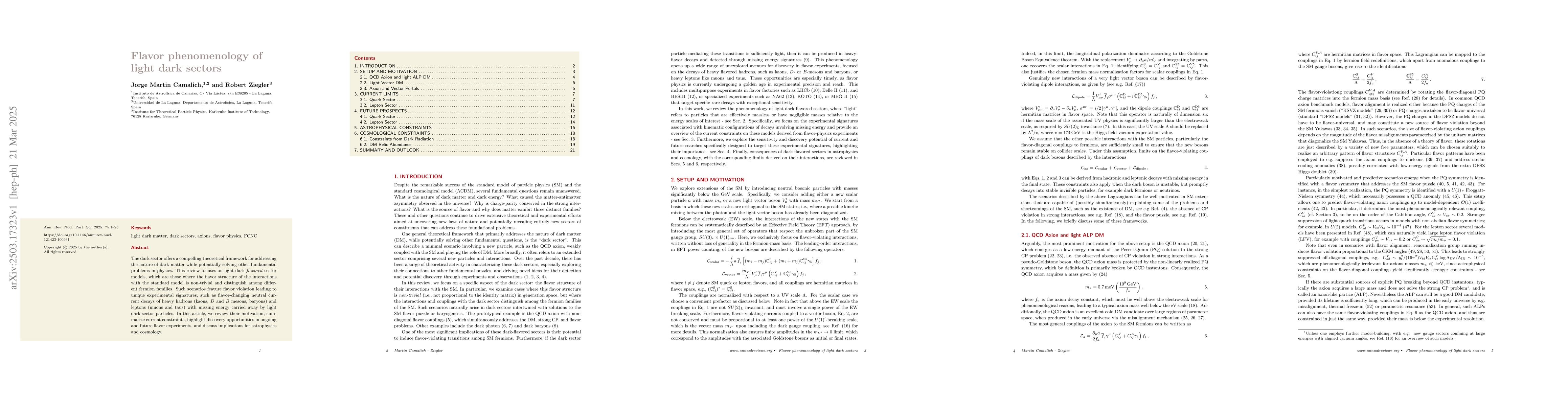 Thumbnail for Flavor phenomenology of light dark sectors