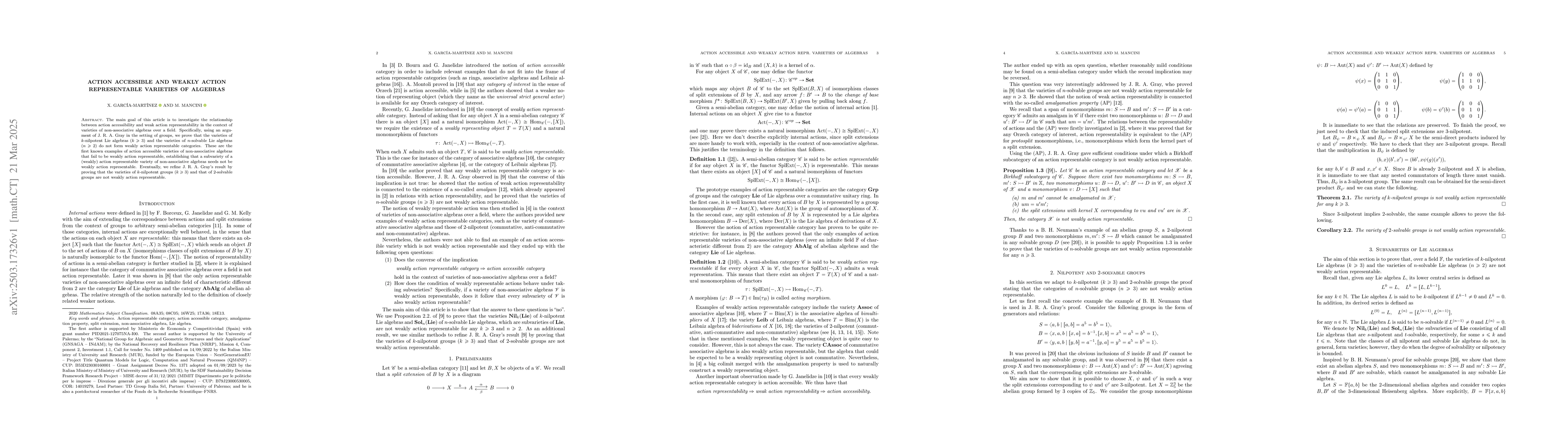 Thumbnail for Action accessible and weakly action representable varieties of algebras