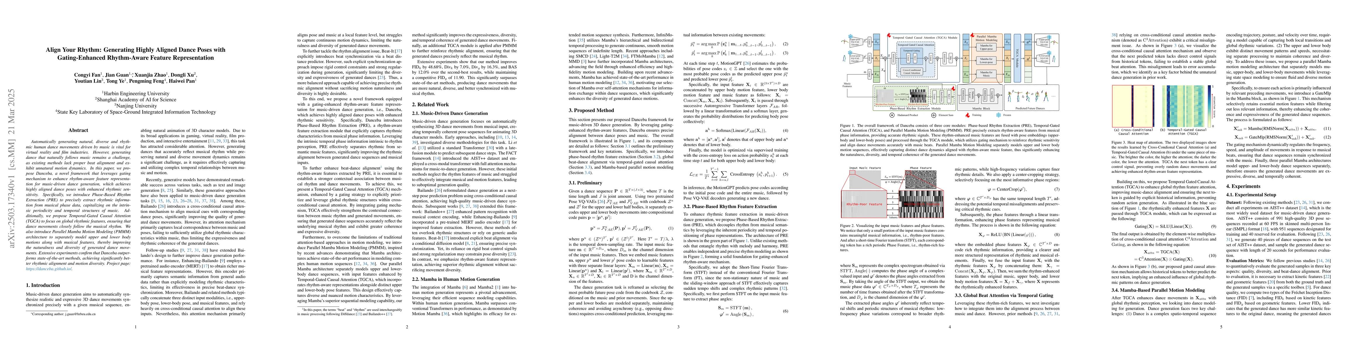 Thumbnail for Align Your Rhythm: Generating Highly Aligned Dance Poses with
  Gating-Enhanced Rhythm-Aware Feature Representation