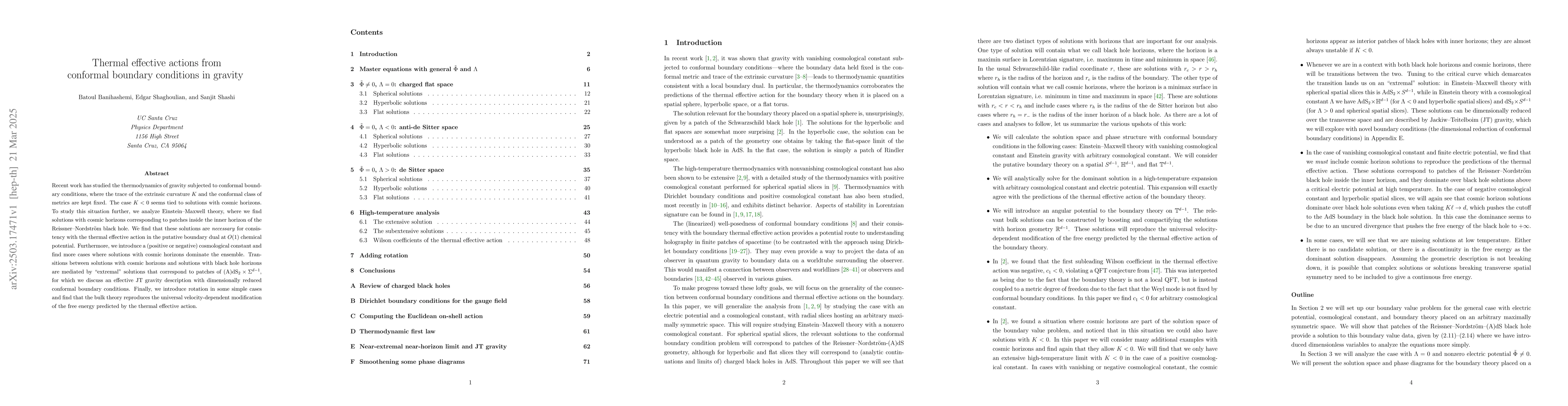 Thumbnail for Thermal effective actions from conformal boundary conditions in gravity