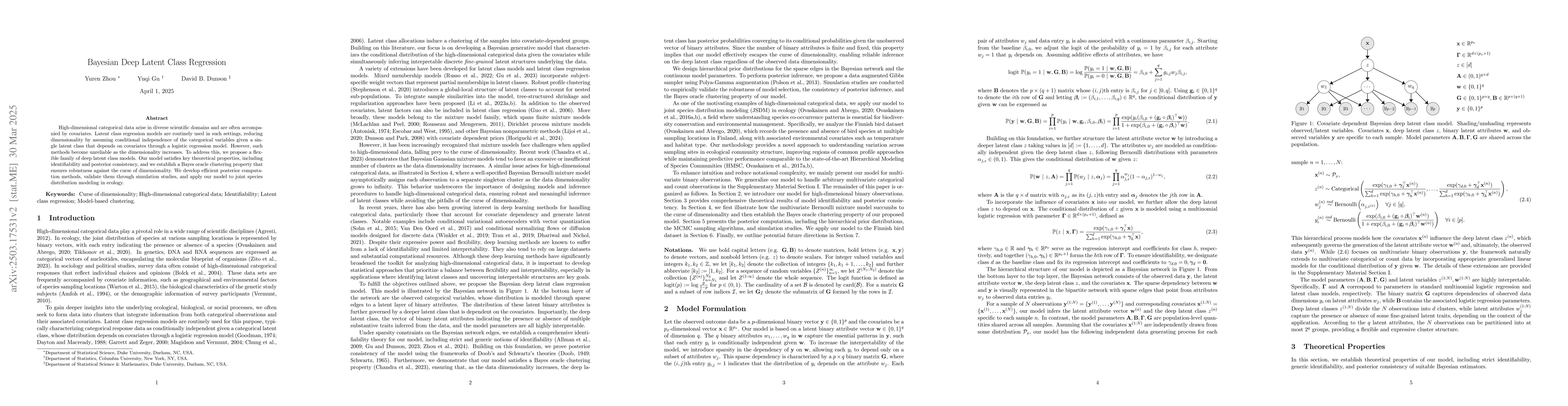 Thumbnail for Covariate Dependent Bayesian Deep Latent Class Model