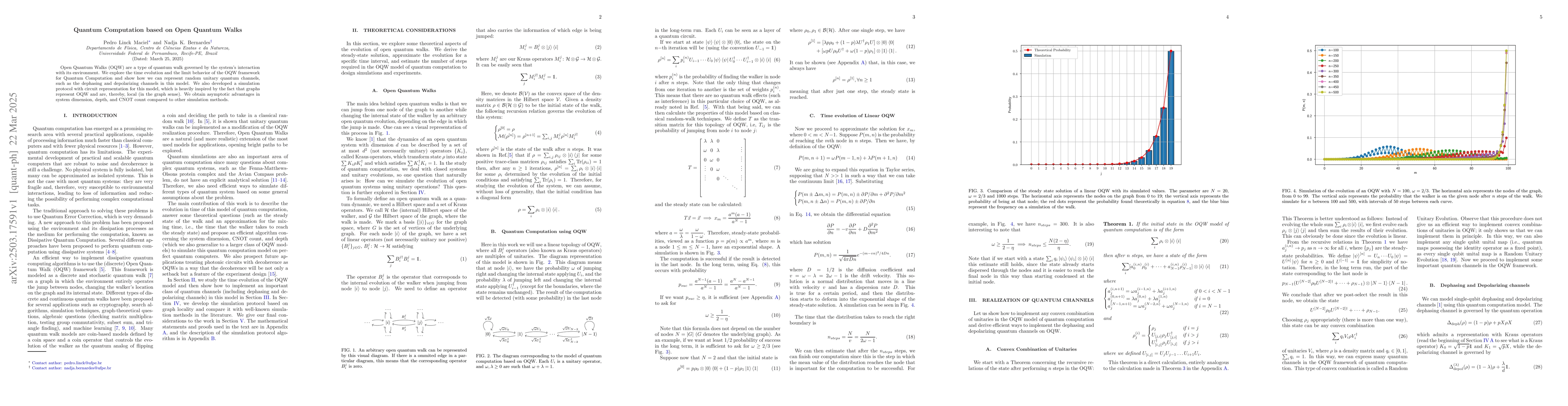 Thumbnail for Quantum Computation based on Open Quantum Walks