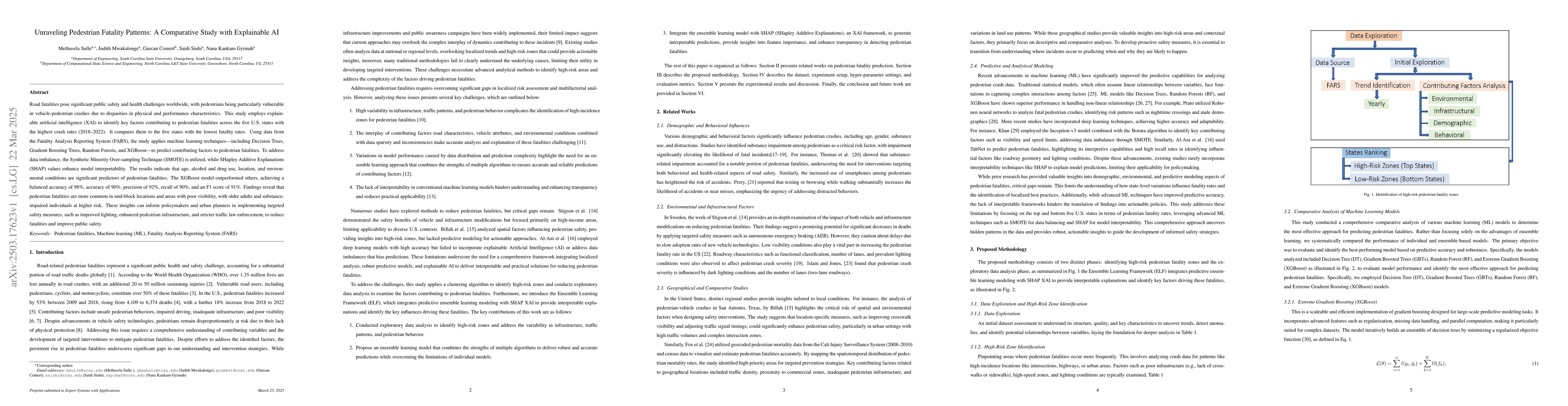 Thumbnail for Unraveling Pedestrian Fatality Patterns: A Comparative Study with
  Explainable AI