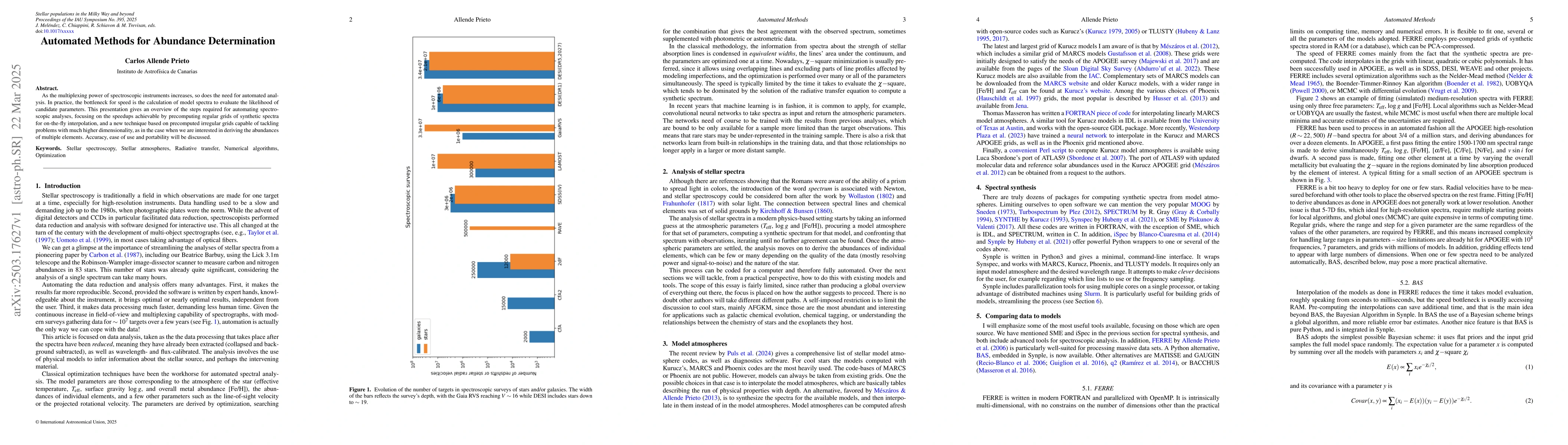Thumbnail for Automated Methods for Abundance Determination