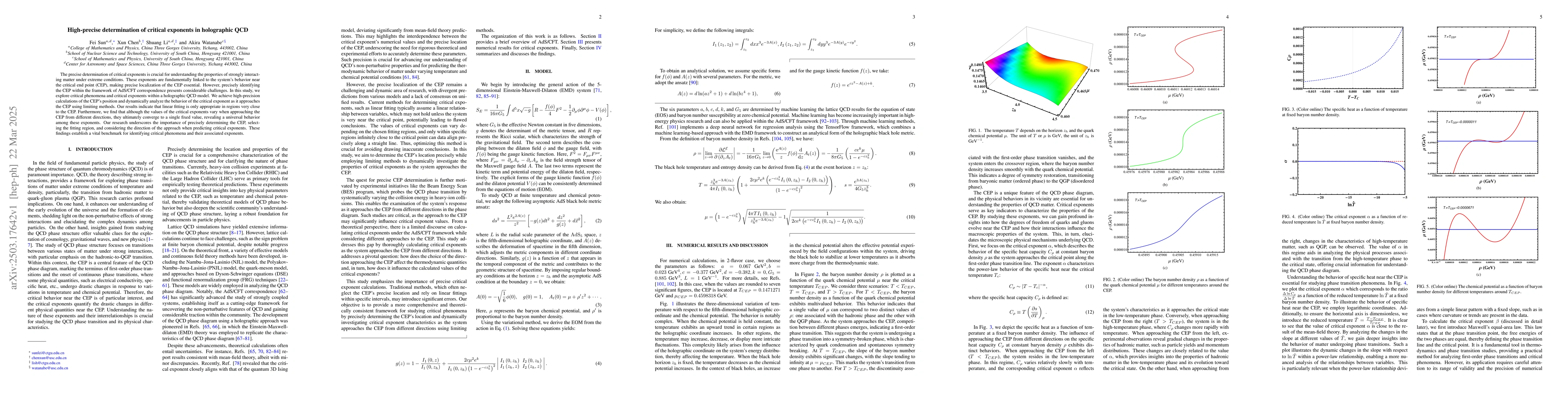 Thumbnail for High-precise determination of critical exponents in holographic QCD