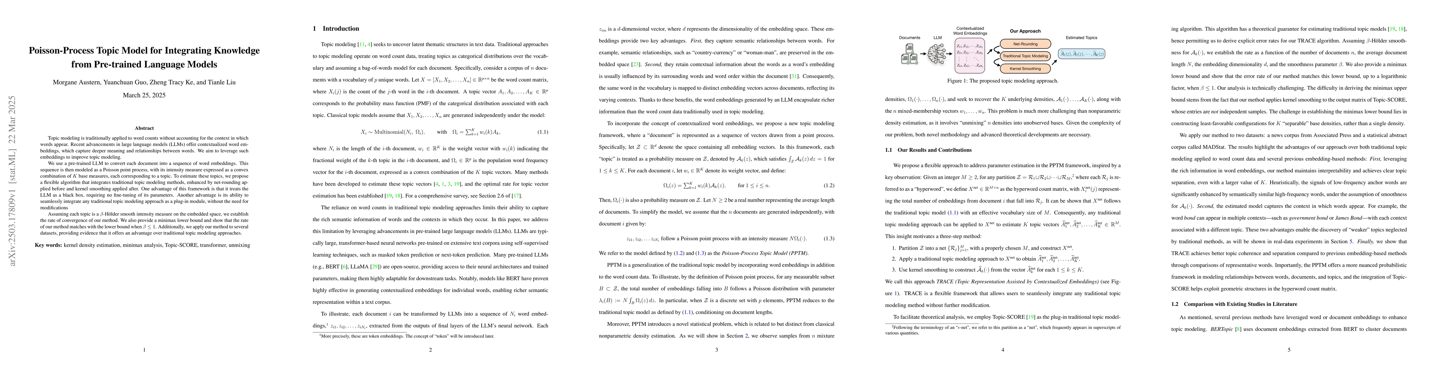 Thumbnail for Poisson-Process Topic Model for Integrating Knowledge from Pre-trained
  Language Models