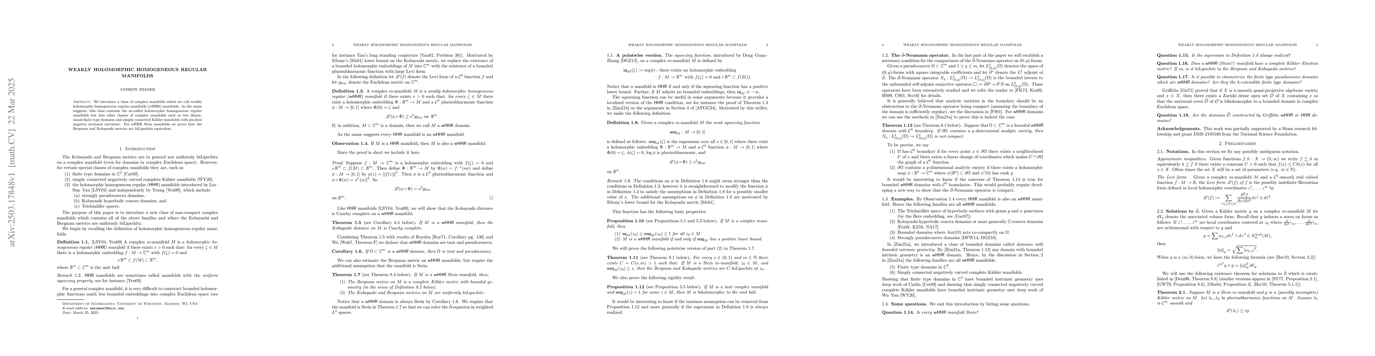 Thumbnail for Weakly holomorphic homogeneous regular manifolds