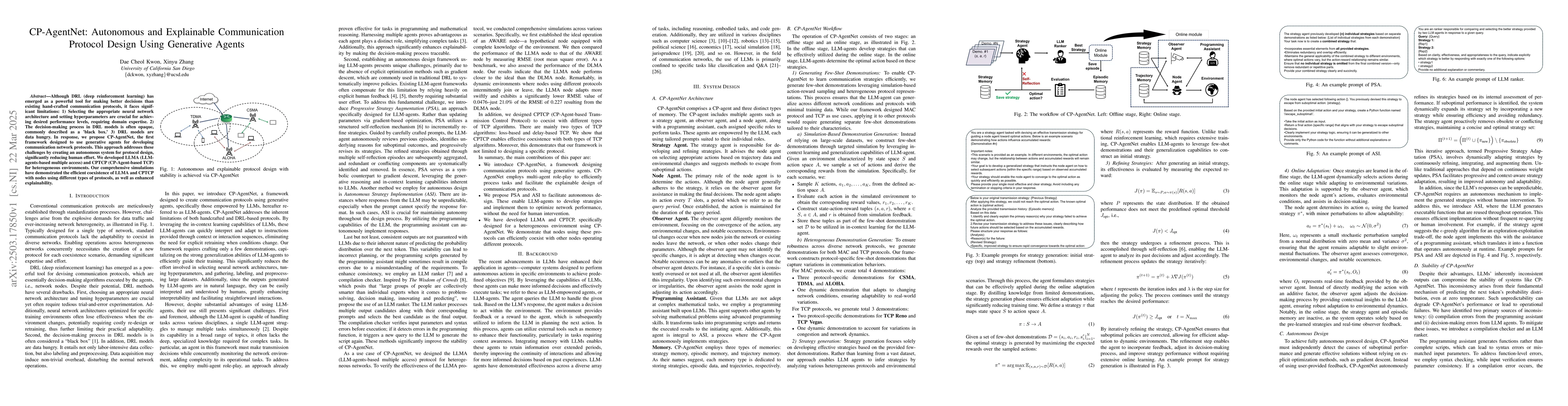 Thumbnail for CP-AgentNet: Autonomous and Explainable Communication Protocol Design
  Using Generative Agents