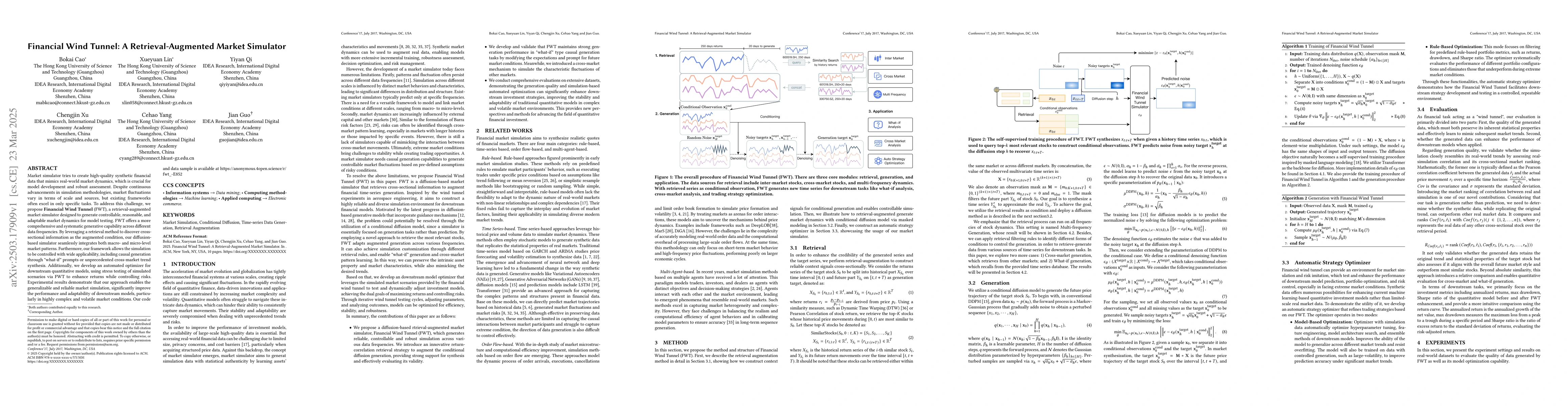 Thumbnail for Financial Wind Tunnel: A Retrieval-Augmented Market Simulator