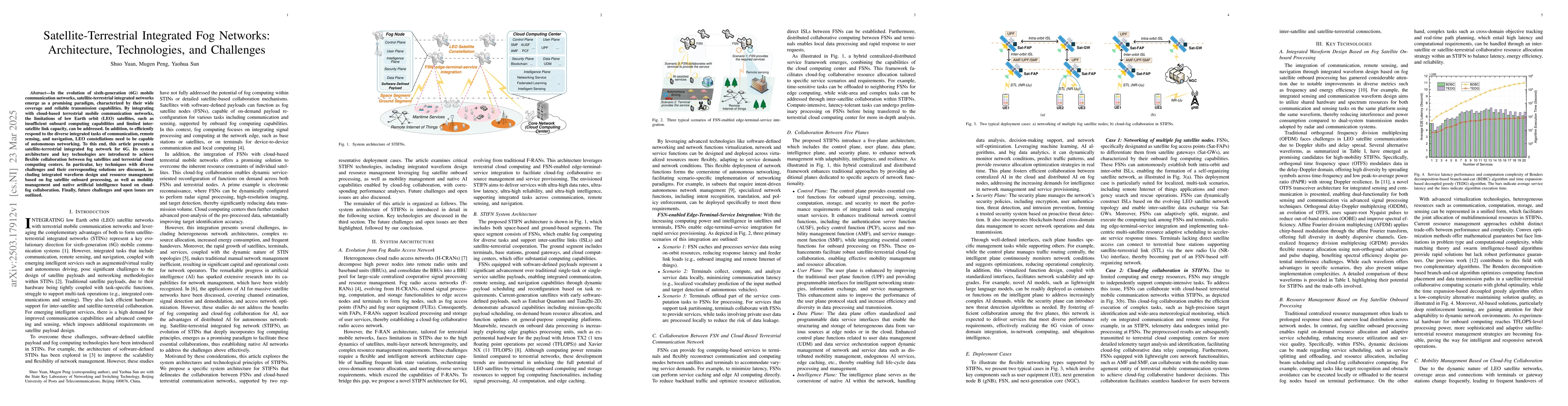 Thumbnail for Satellite-Terrestrial Integrated Fog Networks: Architecture,
  Technologies, and Challenges