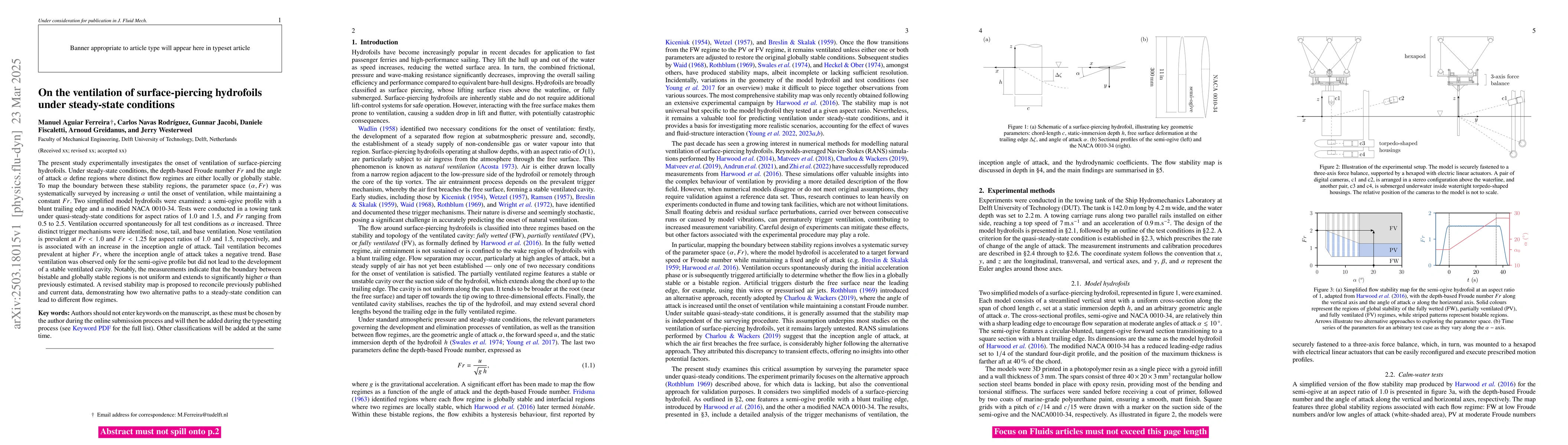 Thumbnail for On the ventilation of surface-piercing hydrofoils under steady-state
  conditions