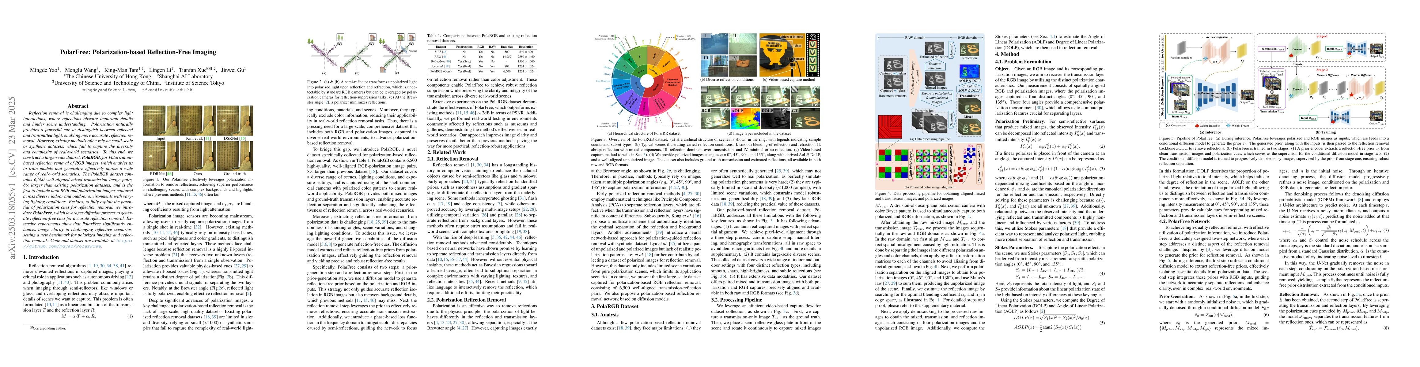 Thumbnail for PolarFree: Polarization-based Reflection-free Imaging