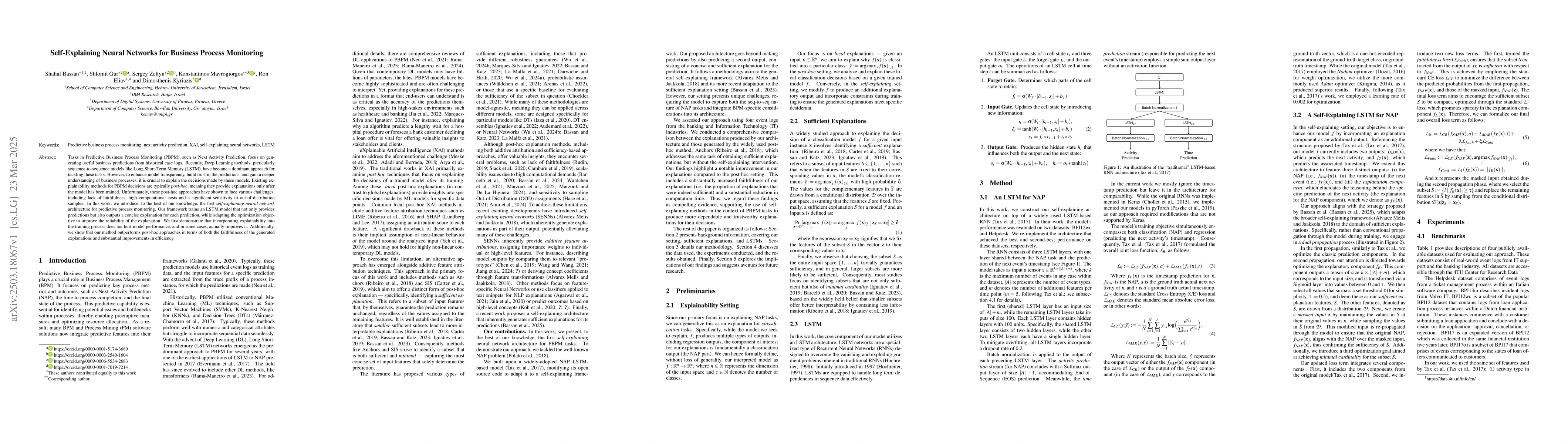 Thumbnail for Self-Explaining Neural Networks for Business Process Monitoring