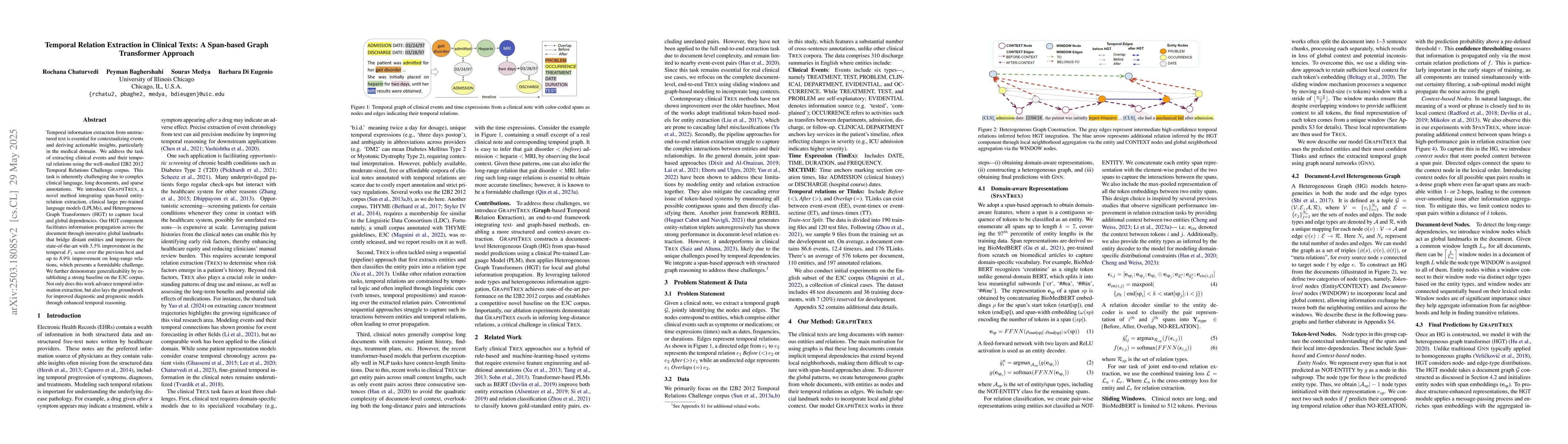 Thumbnail for Temporal Relation Extraction in Clinical Texts: A Span-based Graph
  Transformer Approach