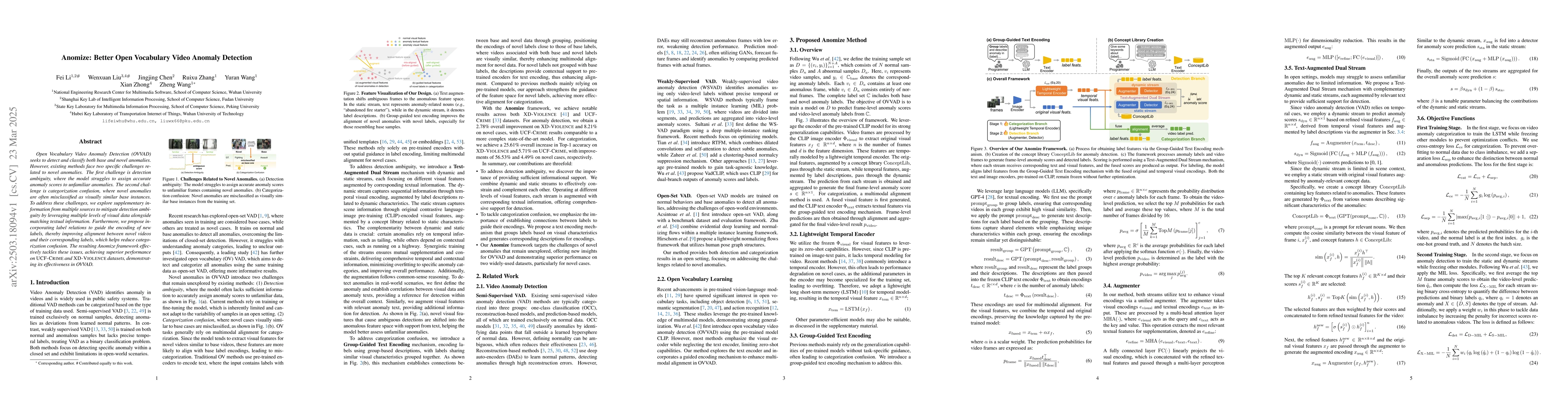 Thumbnail for Anomize: Better Open Vocabulary Video Anomaly Detection