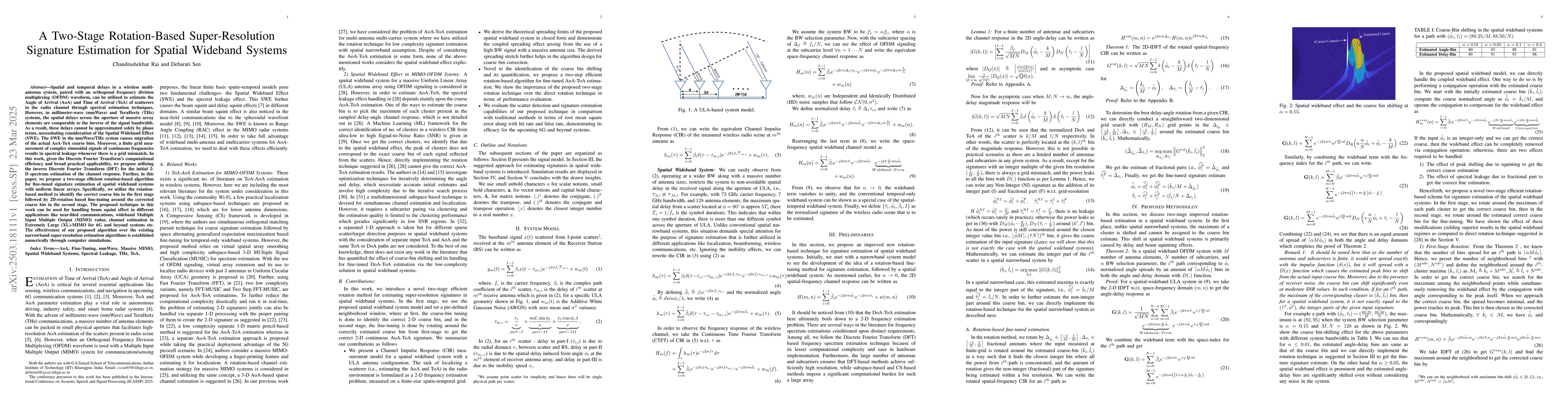 Thumbnail for A Two-Stage Rotation-Based Super-Resolution Signature Estimation for
  Spatial Wideband Systems