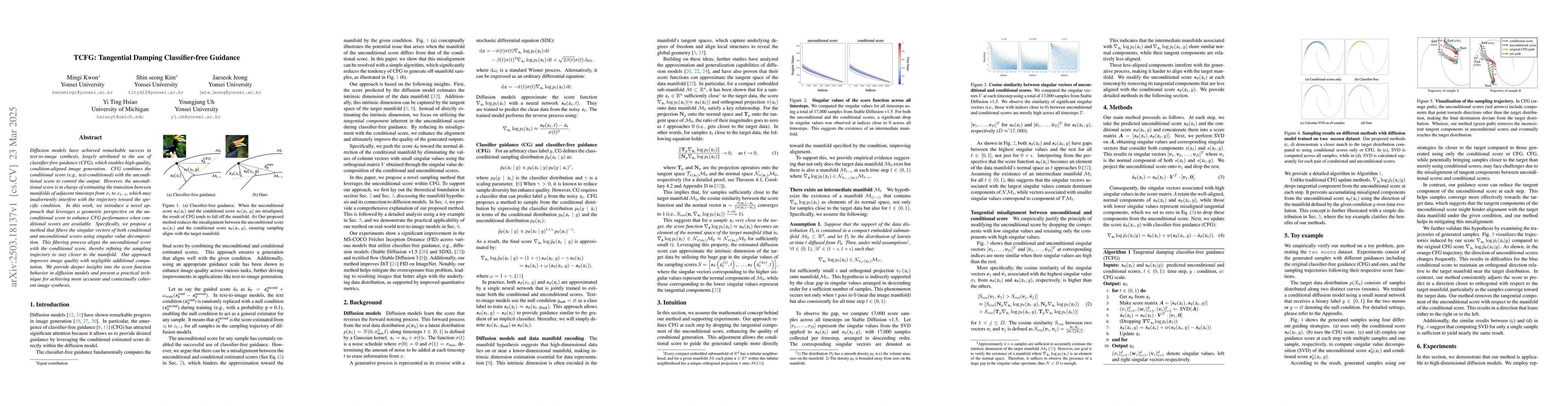 Thumbnail for TCFG: Tangential Damping Classifier-free Guidance