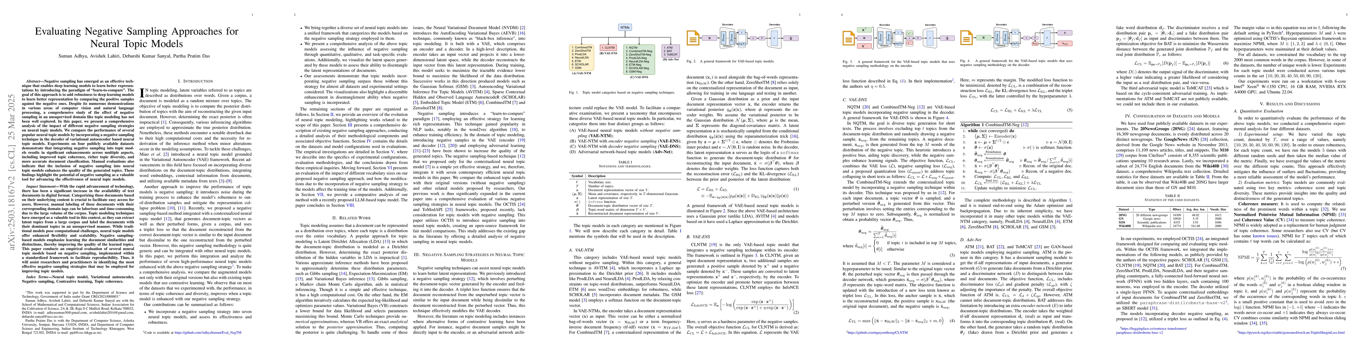 Thumbnail for Evaluating Negative Sampling Approaches for Neural Topic Models