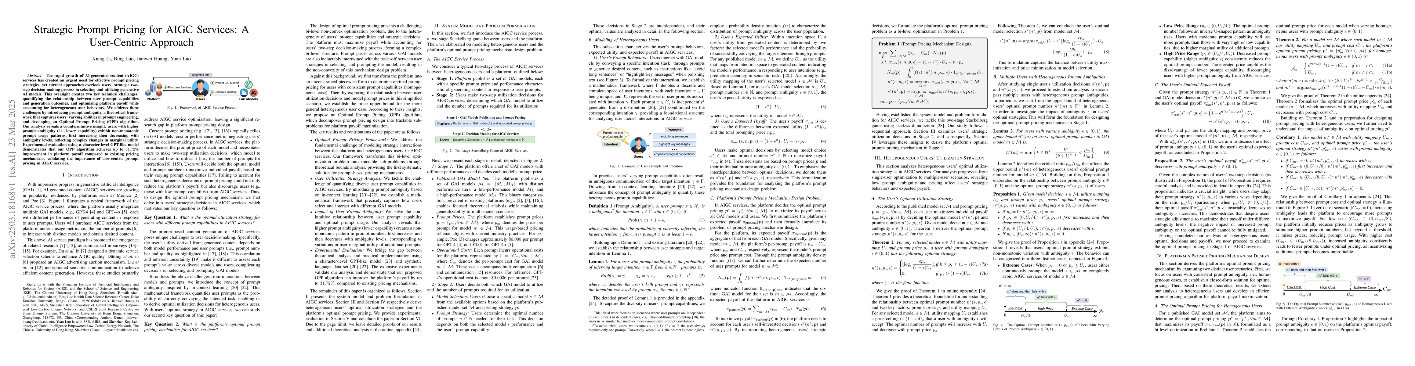 Thumbnail for Strategic Prompt Pricing for AIGC Services: A User-Centric Approach
