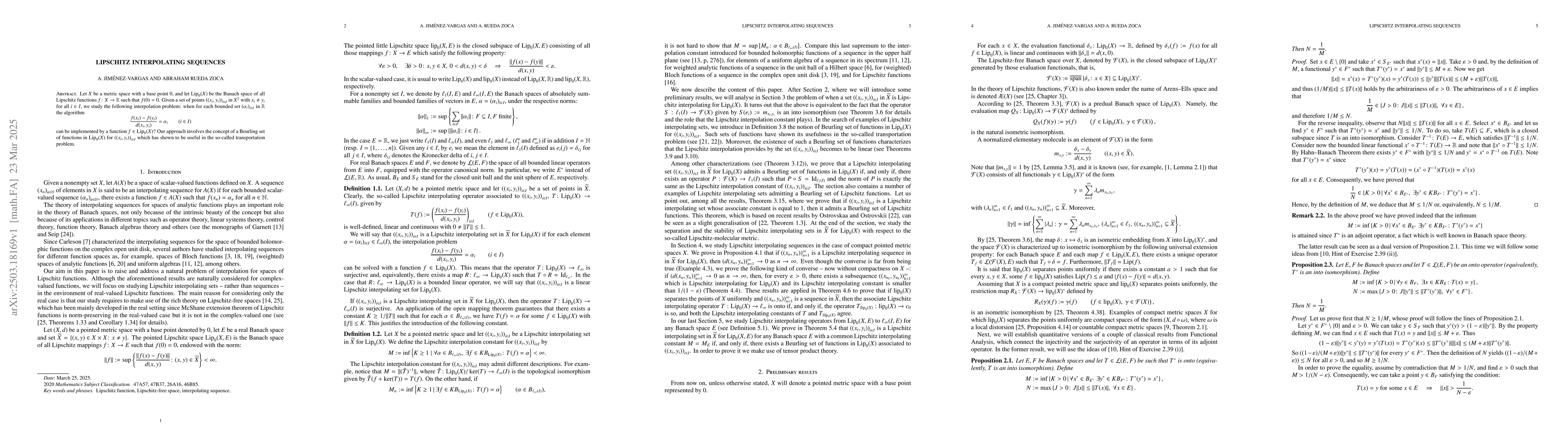 Thumbnail for Lipschitz interpolating sequences