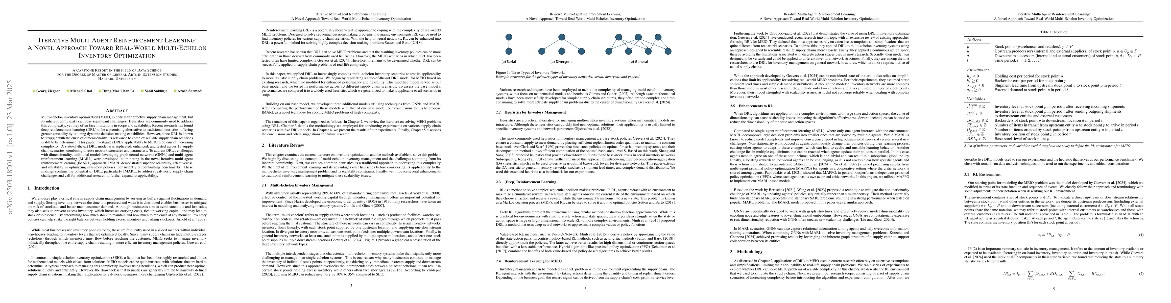 Thumbnail for Iterative Multi-Agent Reinforcement Learning: A Novel Approach Toward
  Real-World Multi-Echelon Inventory Optimization