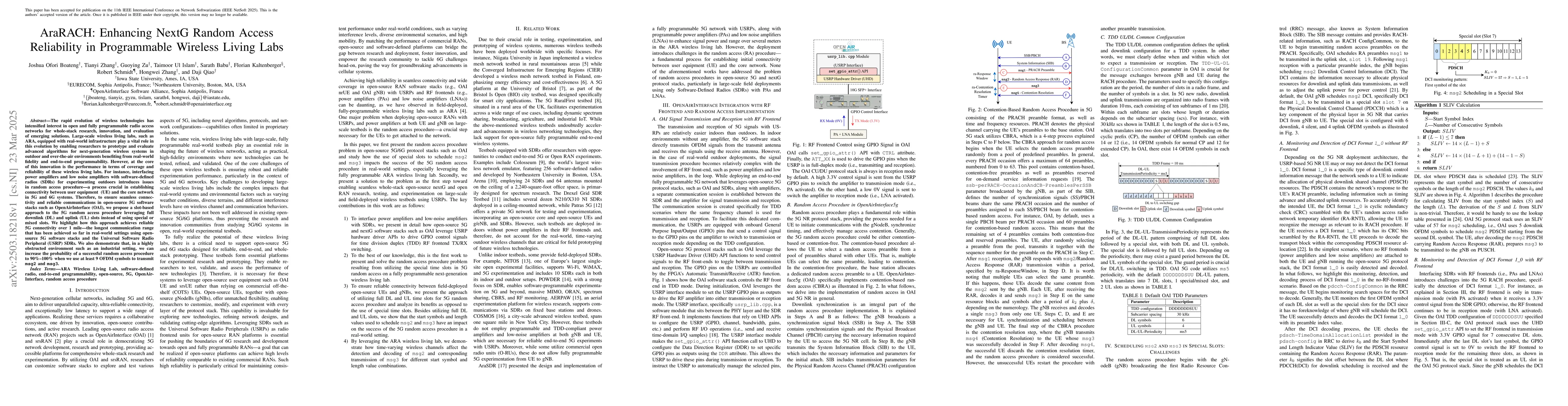 Thumbnail for AraRACH: Enhancing NextG Random Access Reliability in Programmable
  Wireless Living Labs