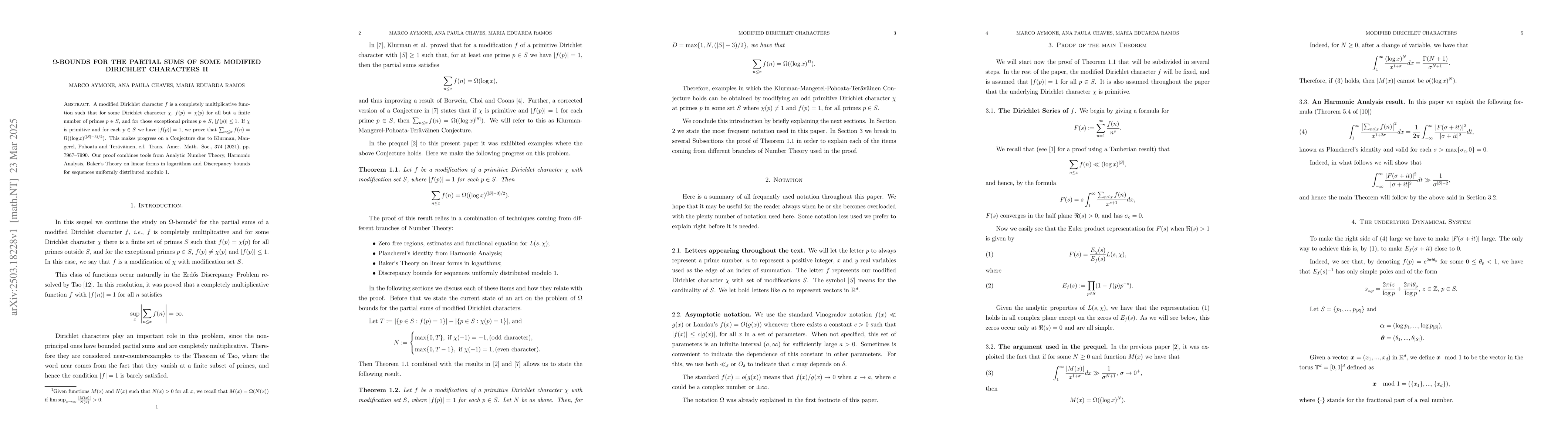 Thumbnail for $ÎŠ$-bounds for the partial sums of some modified Dirichlet
  characters II
