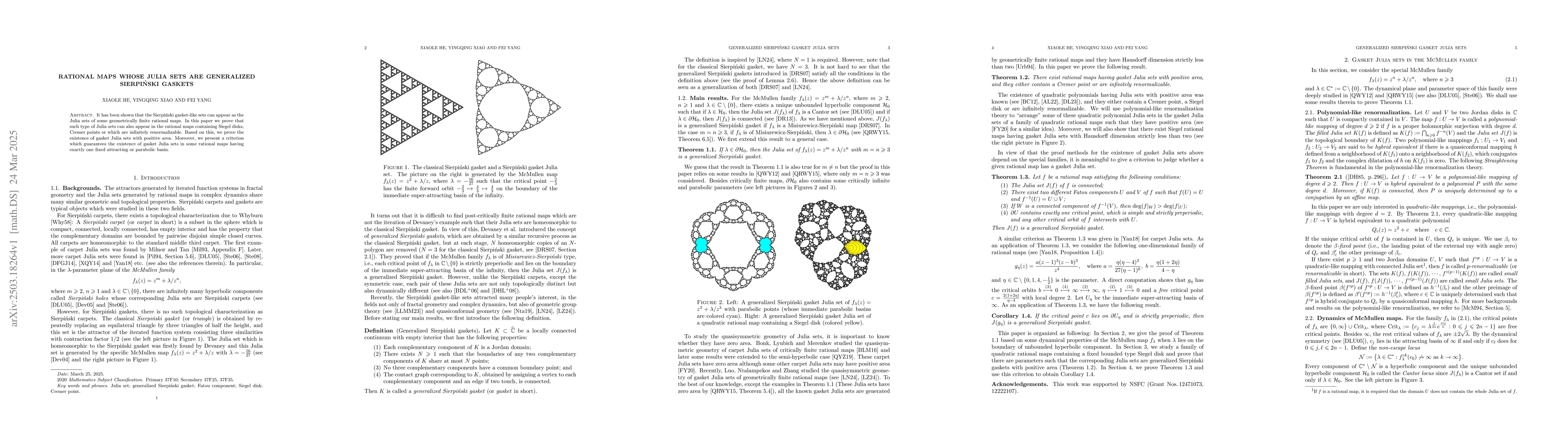 Thumbnail for Rational maps whose Julia sets are generalized Sierpiński gaskets