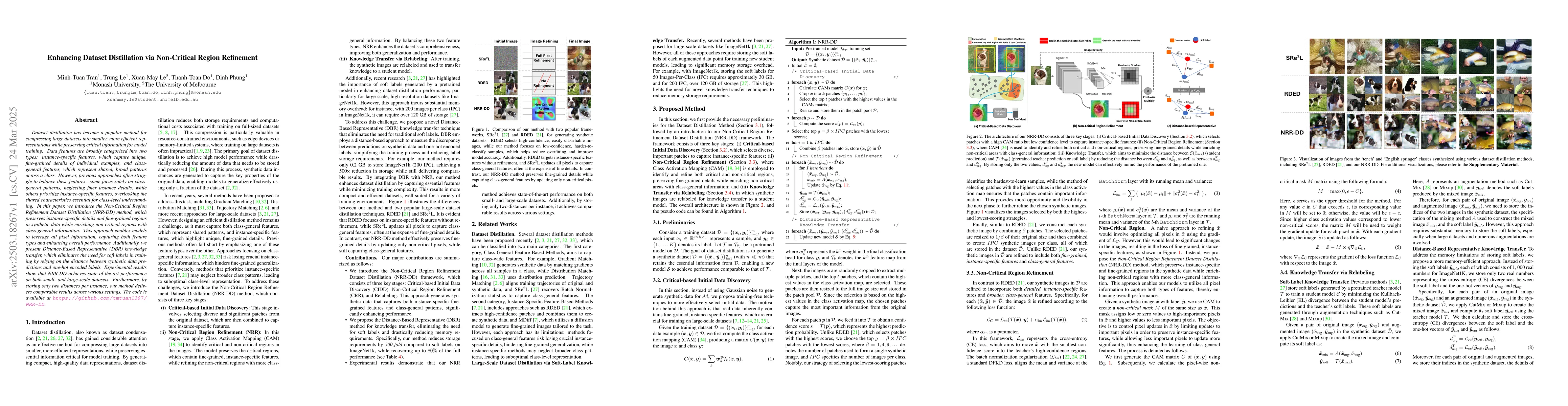 Thumbnail for Enhancing Dataset Distillation via Non-Critical Region Refinement
