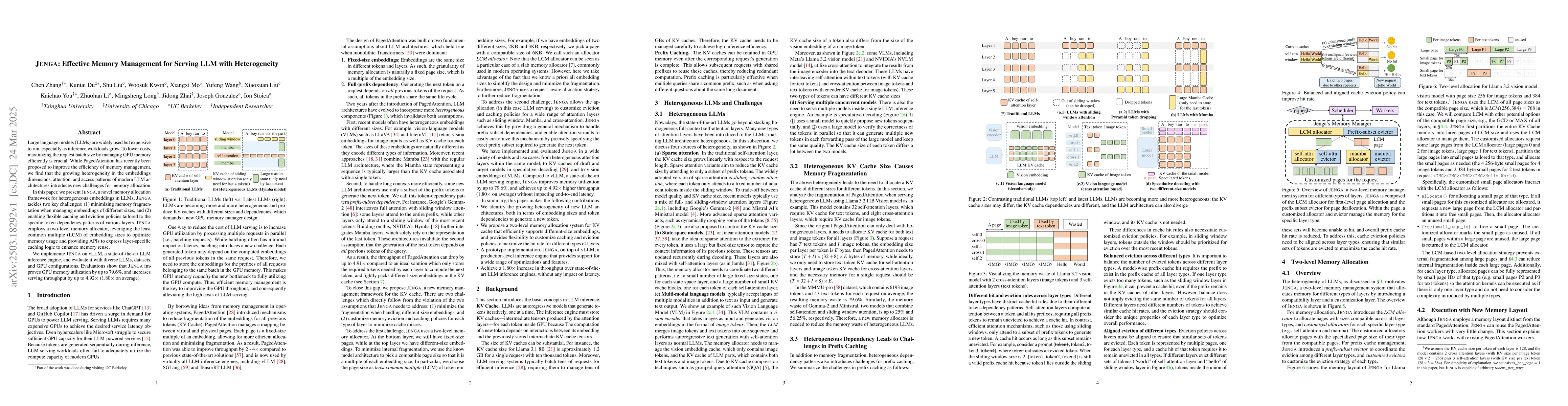 Thumbnail for Jenga: Effective Memory Management for Serving LLM with Heterogeneity