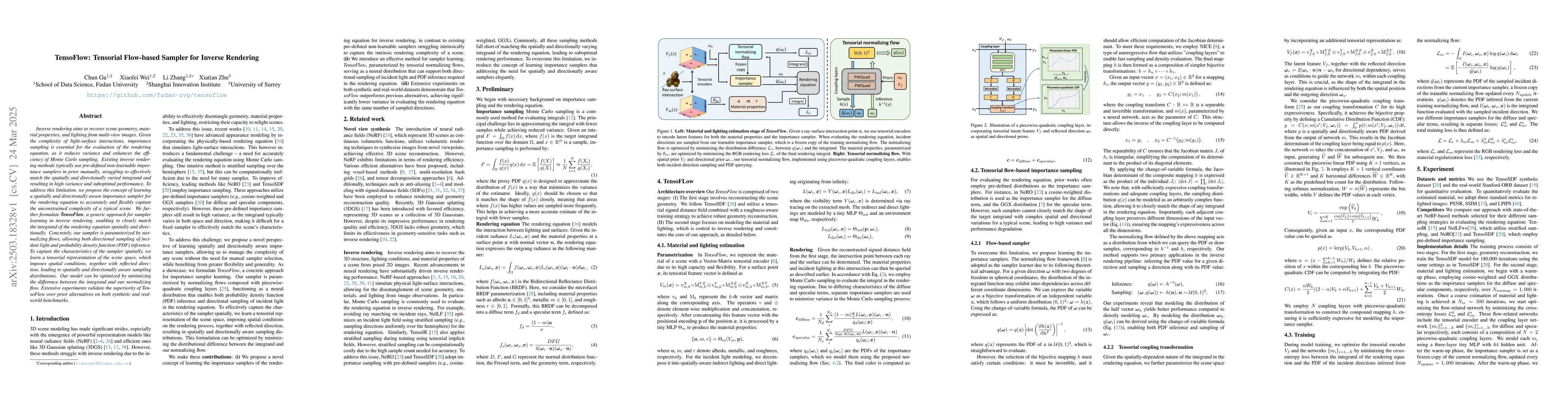 Thumbnail for TensoFlow: Tensorial Flow-based Sampler for Inverse Rendering