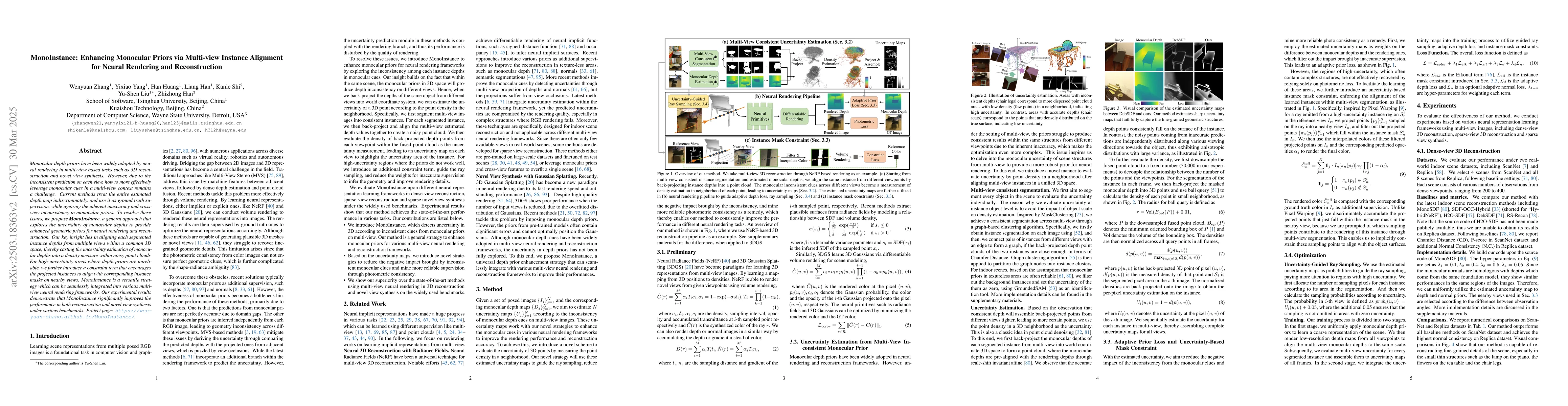 Thumbnail for MonoInstance: Enhancing Monocular Priors via Multi-view Instance
  Alignment for Neural Rendering and Reconstruction