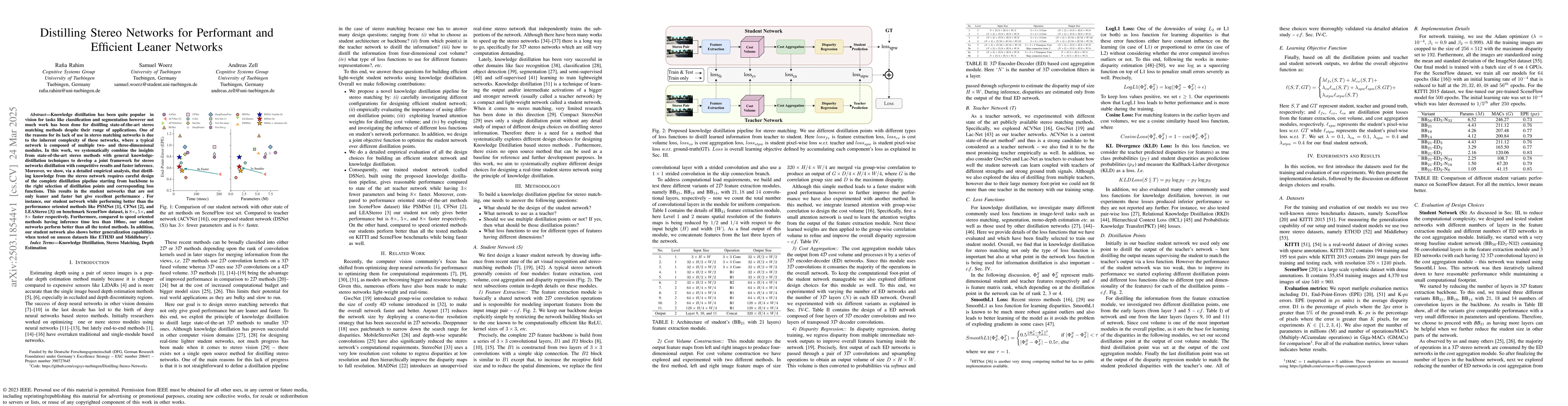 Thumbnail for Distilling Stereo Networks for Performant and Efficient Leaner Networks