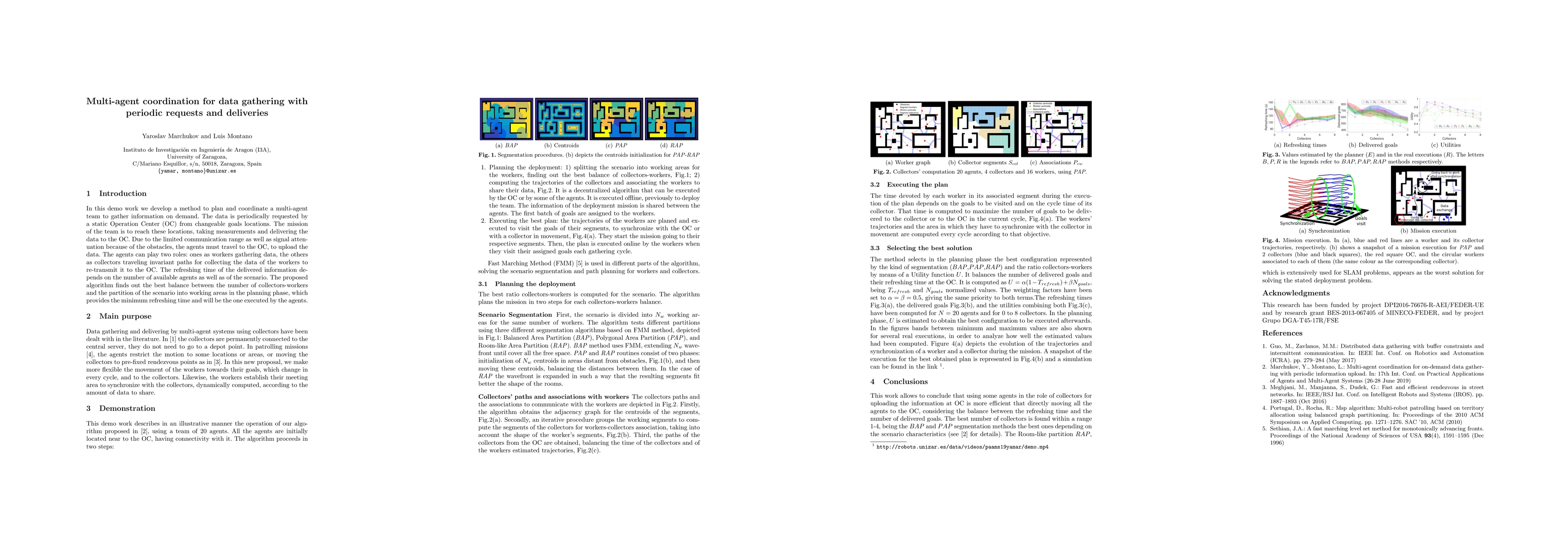 Thumbnail for Multi-agent coordination for data gathering with periodic requests and
  deliveries