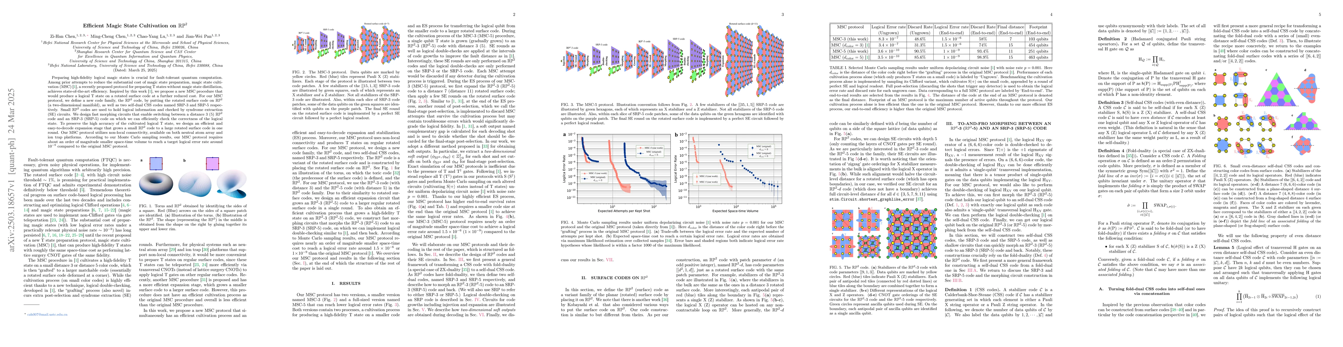 Thumbnail for Efficient Magic State Cultivation on $\mathbb{RP}^2$