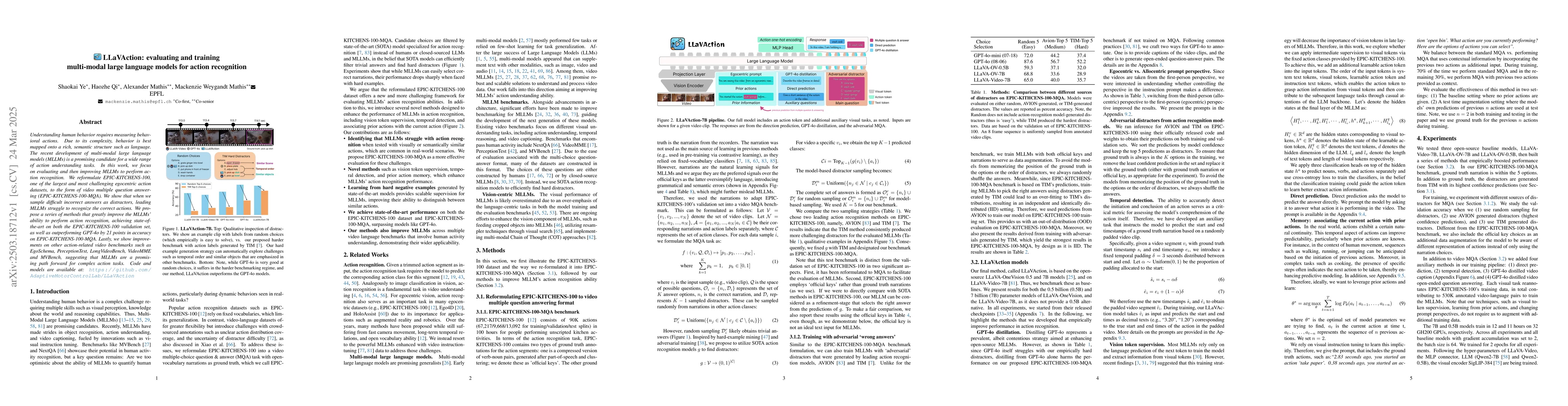 Thumbnail for LLaVAction: evaluating and training multi-modal large language models
  for action recognition